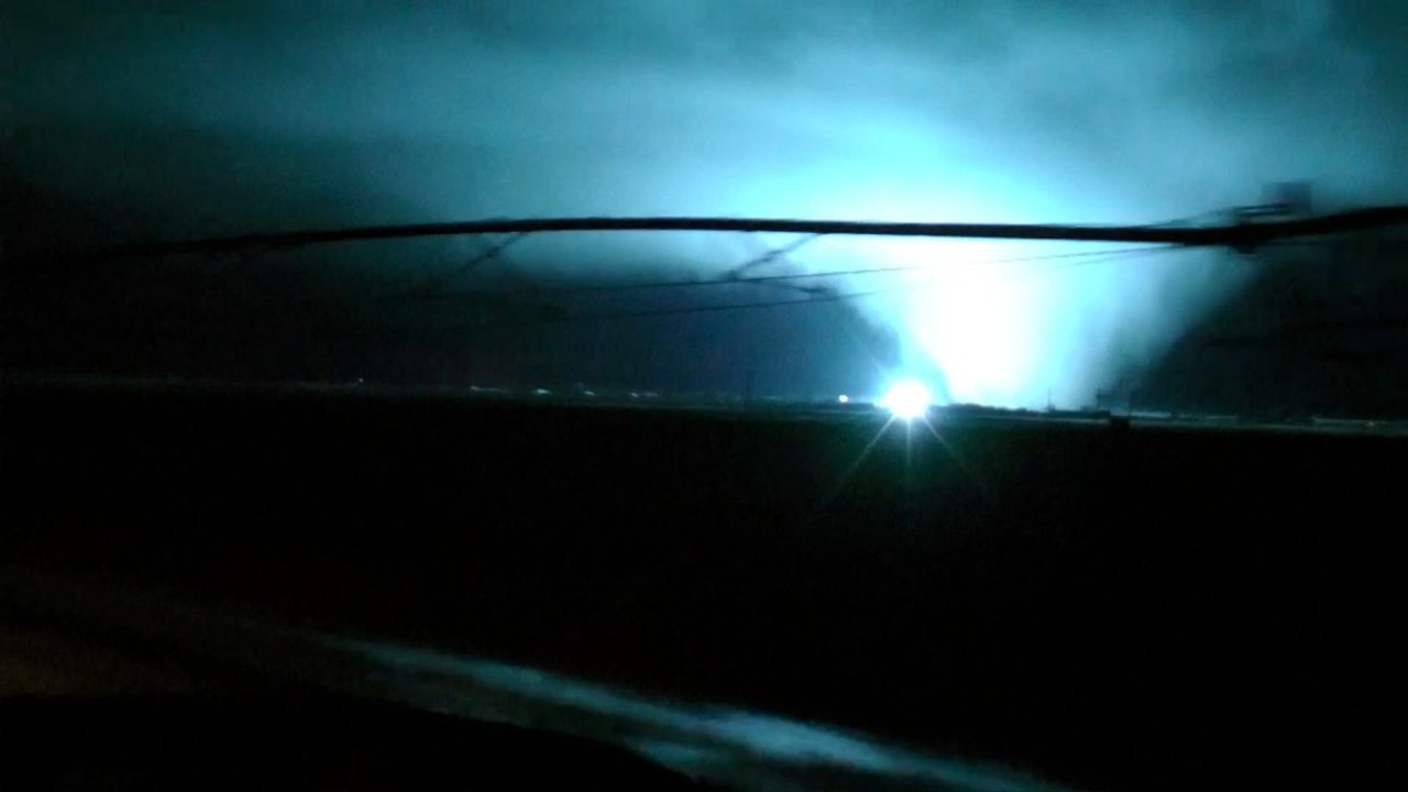 Watch: Tornadoes, lightning storm slam Kansas and Texas