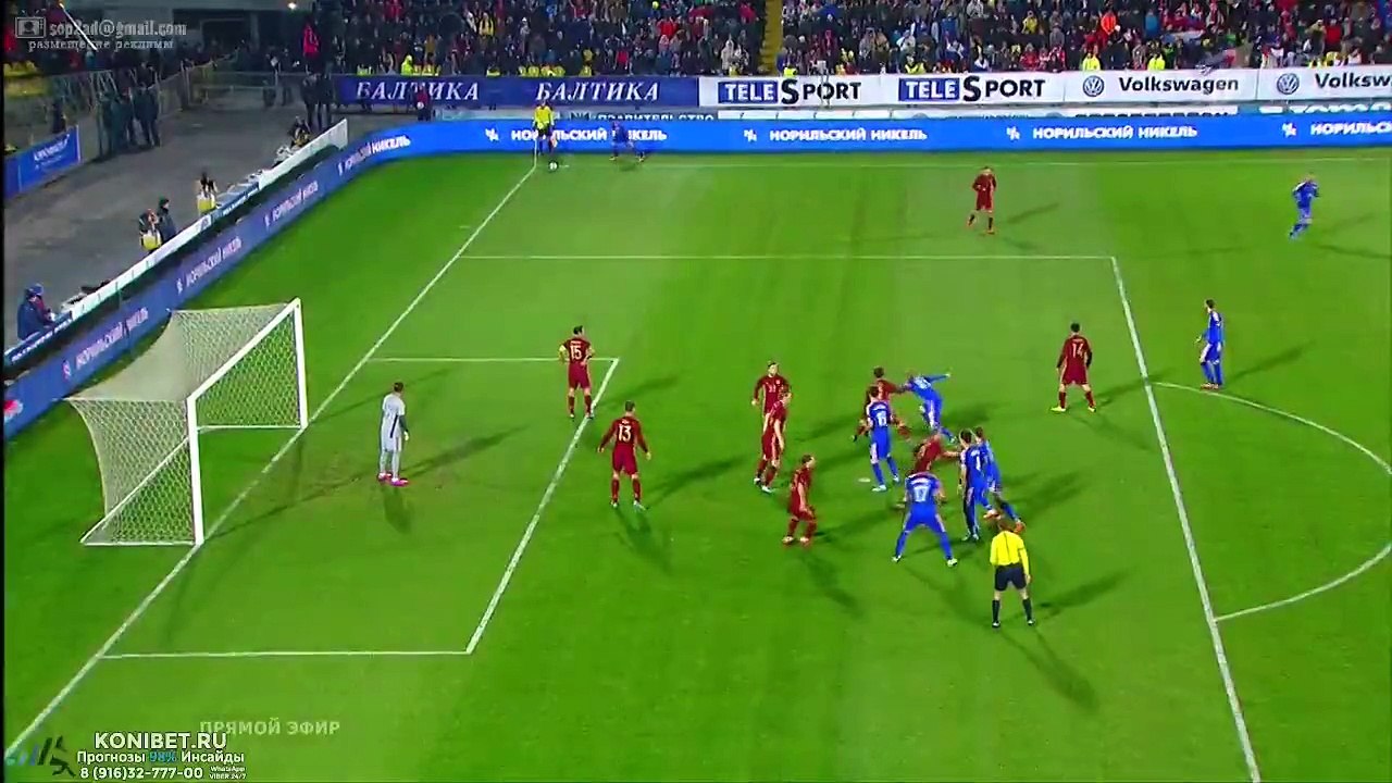 Fedor Smolov Goal - Russia vs Croatia 1-0 (Friendly Match 2015)
