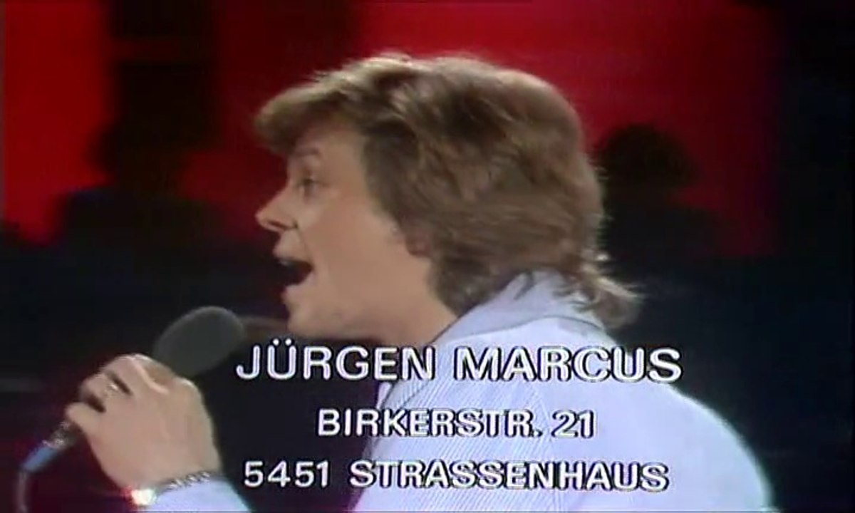 Jürgen Marcus - Die Uhr geht vor, du kannst noch bleiben 1977
