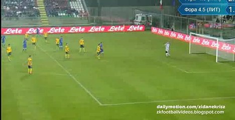 2-0 Marco Benassi Amazing Crossbar Goal - Italy v. Lithuania - U21 Euro Qualification 17.11.2015 HD