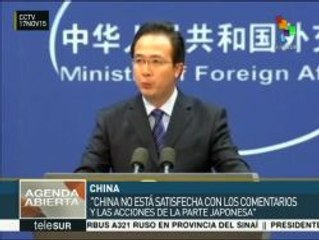 Cancillería china solicita a Japón no avivar tensiones
