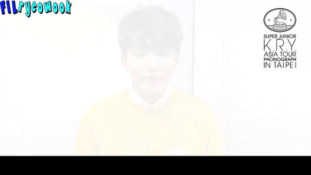 151117 KRY Phonograph in Taiwan Promotional Video - Ryeowook