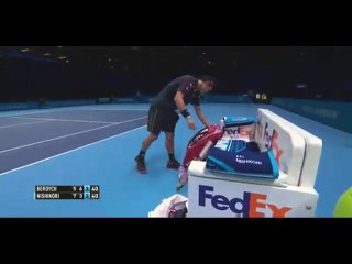Berdych T. 1-2  Nishikori K. 5-7 & 6-3 & 3-6 World Tour Finals London 17.11.2015