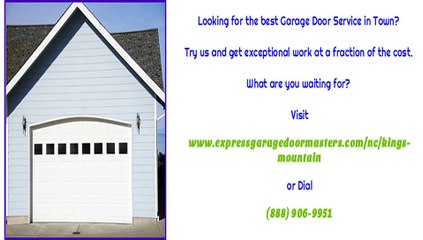 Kings Mountain, NC Garage Door Service