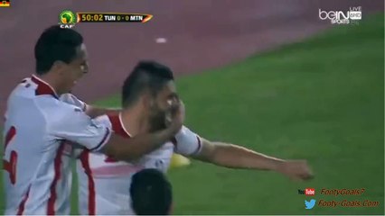 Syam Ben Yousseff Goal - Tunisia vs Mauritania 1-0 (World Cup Qualification 2015)