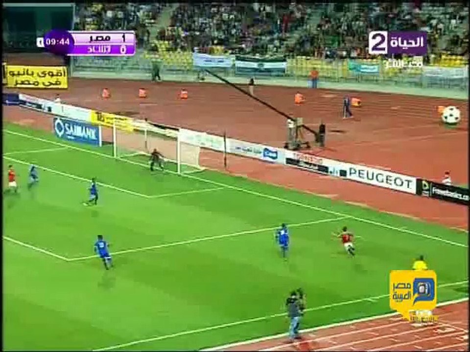 أهداف فوز مصر علي تشاد 4-0