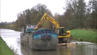 CURAGE CANAL DE LA SAMBRE A L'OISE A OISY  17 NOVEMBRE 2015