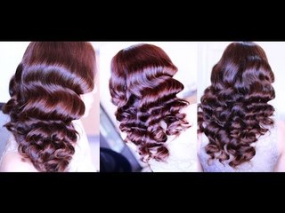 No Heat Big Old Hollywood Waves For Layered Hair -Beautyklove