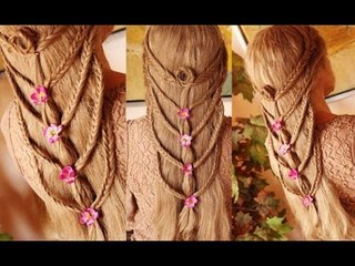 Cascading Fishtail Braid Hairstyle for Summer/Spring-Beautyklove