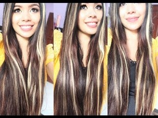 Blonde and Brown Highlights on My Hair