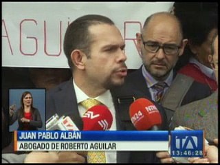Periodista Roberto Aguilar rindió confesión