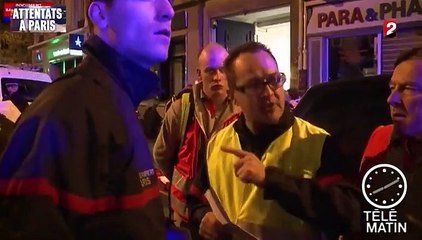 Attentats à Paris : "Je n'oublierai jamais", raconte un pompier