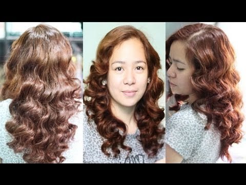 No Heat Car Sponge Curls For Layered Hair- Inspired Heatless Margaux Curls Ina Kapatid Anak