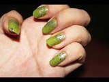 My Holiday Glitter Green Nail Tutorial