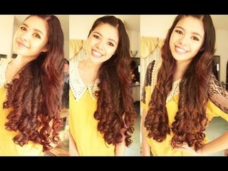 No heat Bubble Wrap Curls Take 2 -Heatless Princess Curls