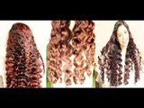 No heat Straw Curls 3rd Method- Heatless Hollywood Waves Inspired to Soft Loose Waves
