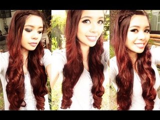 No Heat Bottom Curls Plus a Boho Inspired Hairstyle 2013