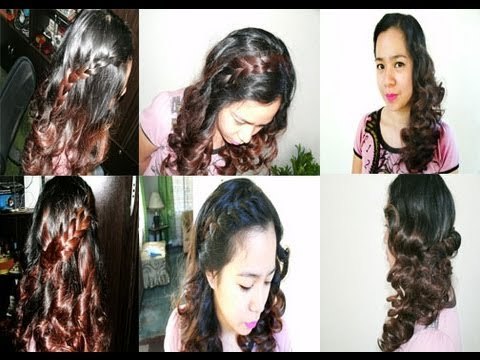 5 Easy Cute Birthday Hairstyles/ Back-to-school Hairstyles- Curly hair
