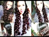 Back To School Hairstyle/ Work Hairstyle- Day 1 No Heat Curls- Braids And Twist