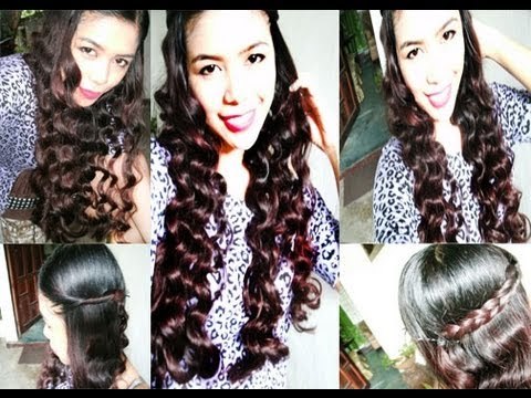 Back To School Hairstyle/ Work Hairstyle- Day 1 No Heat Curls- Braids And Twist