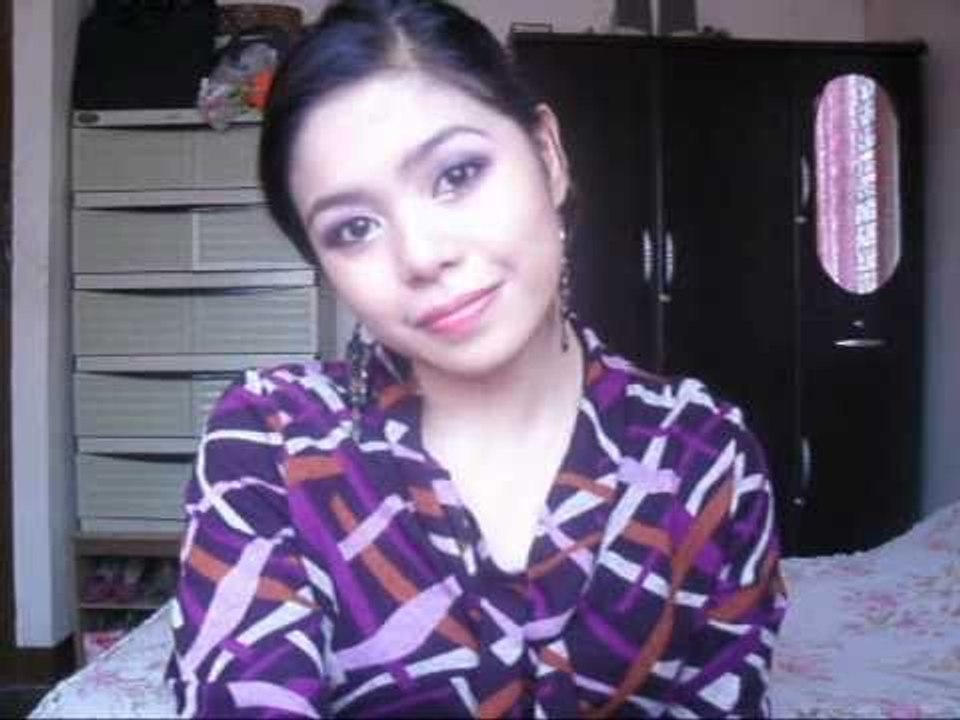 Quick smokey purple eye makeup tutorial