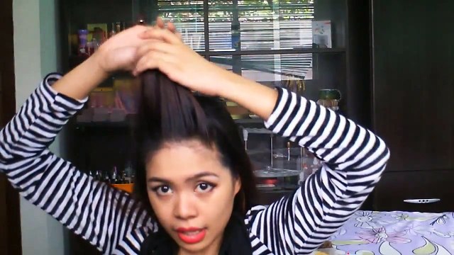 3 cute ponytail hairstyles for Sports/ Cheerleading and School Activities ( Re-uploaded)