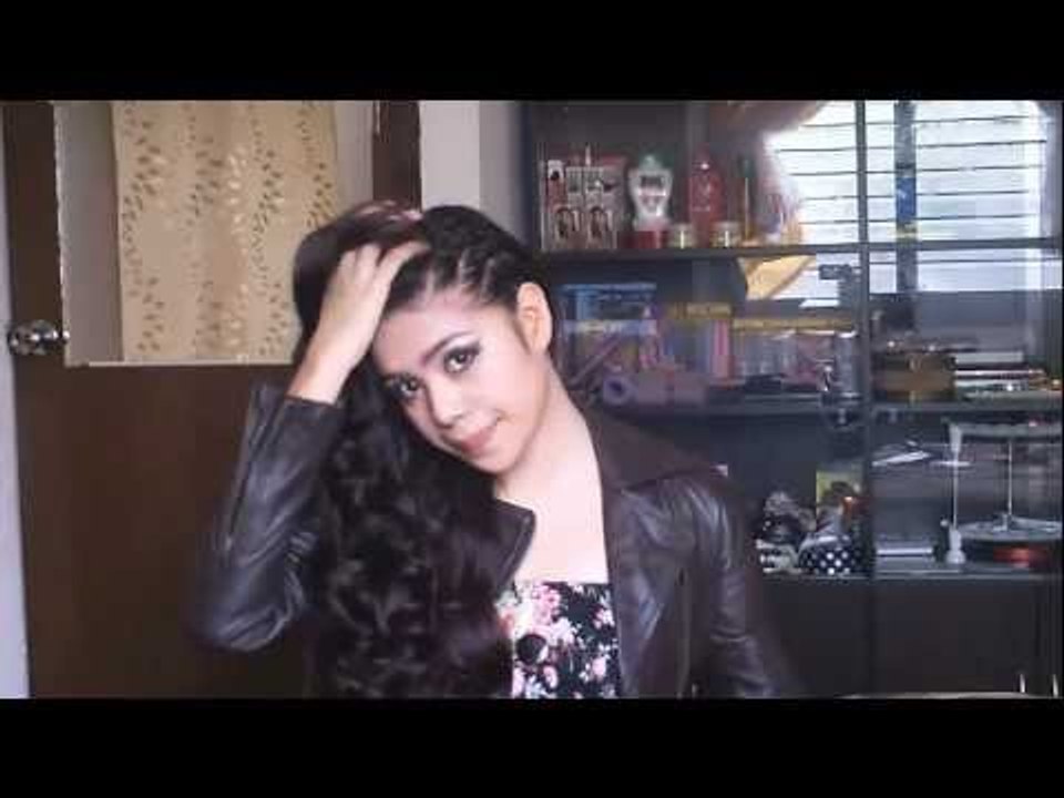 My Dramatic Gold and Black New Year's Eve Makeup And Hair Tutorial