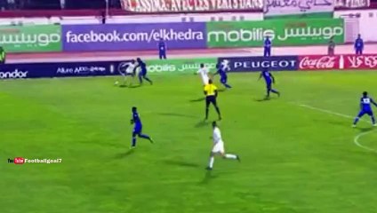 Yacine Brahimi fantastic nutmeg - Algeria vs Tanzania 2015
