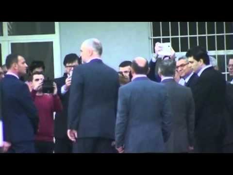 Report TV - Rama inspekton restaurimin e shkollës, luan dhe basketboll