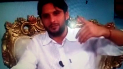 Shahid Afridi Talking About Taqiq Jameel's JAMMAT