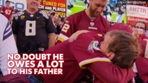 Kirk Cousins gives game ball to cancer fighting father