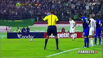 Deuxième but de Ghoulam! (PEN) Algérie 5-0 Tanzanie!