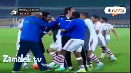 هدف الزمالك الثالث فى وادي دجله مصطفي فتحي