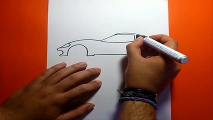 Como dibujar un coche paso a paso | How to draw a car