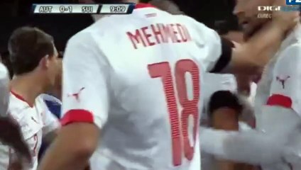 Haris Seferovic amazing Goal - Austria 0-1 Switzerland Friendly Match 2015