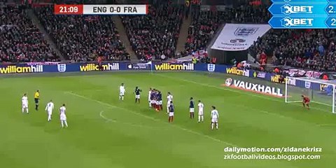 Wayne Rooney Amazing Free-Kick - England v. France 17.11.2015 HD