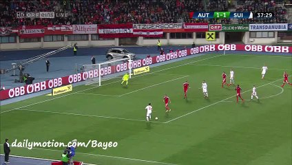 Seferovic Goal - Austria 1-2 Switzerland - 17-11-2015 - Friendly Match