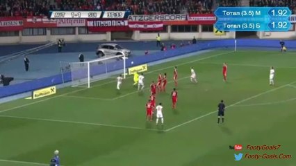 Haris Seferovic Second Goal - Austria 1-1 Switzerland (Friendly Match 2015)