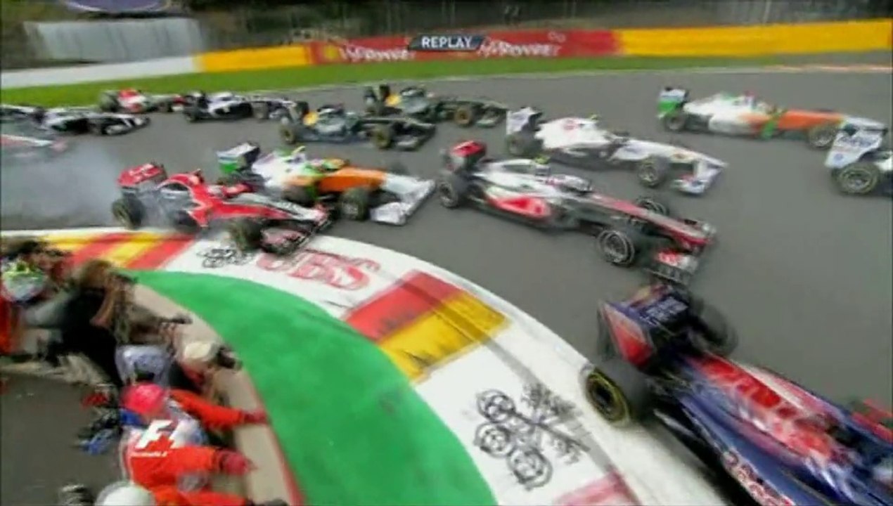 Belgium Start Crash 2011