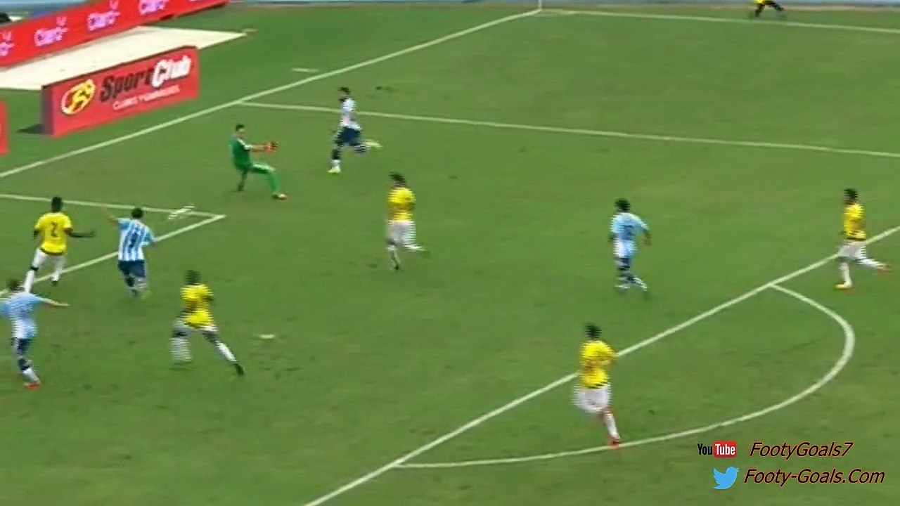 Lucas Biglia Goal Colombia vs Argentina 0 1 (WC Qualification 2015)