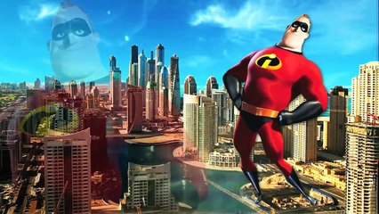 The Incredibles Cartoons Finger Family Nursery Rhymes _ The Smurfs Finger Family Rhymes For Children