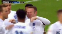 Goal Rooney - England 2-0 France - Friendly - 17.11-2015