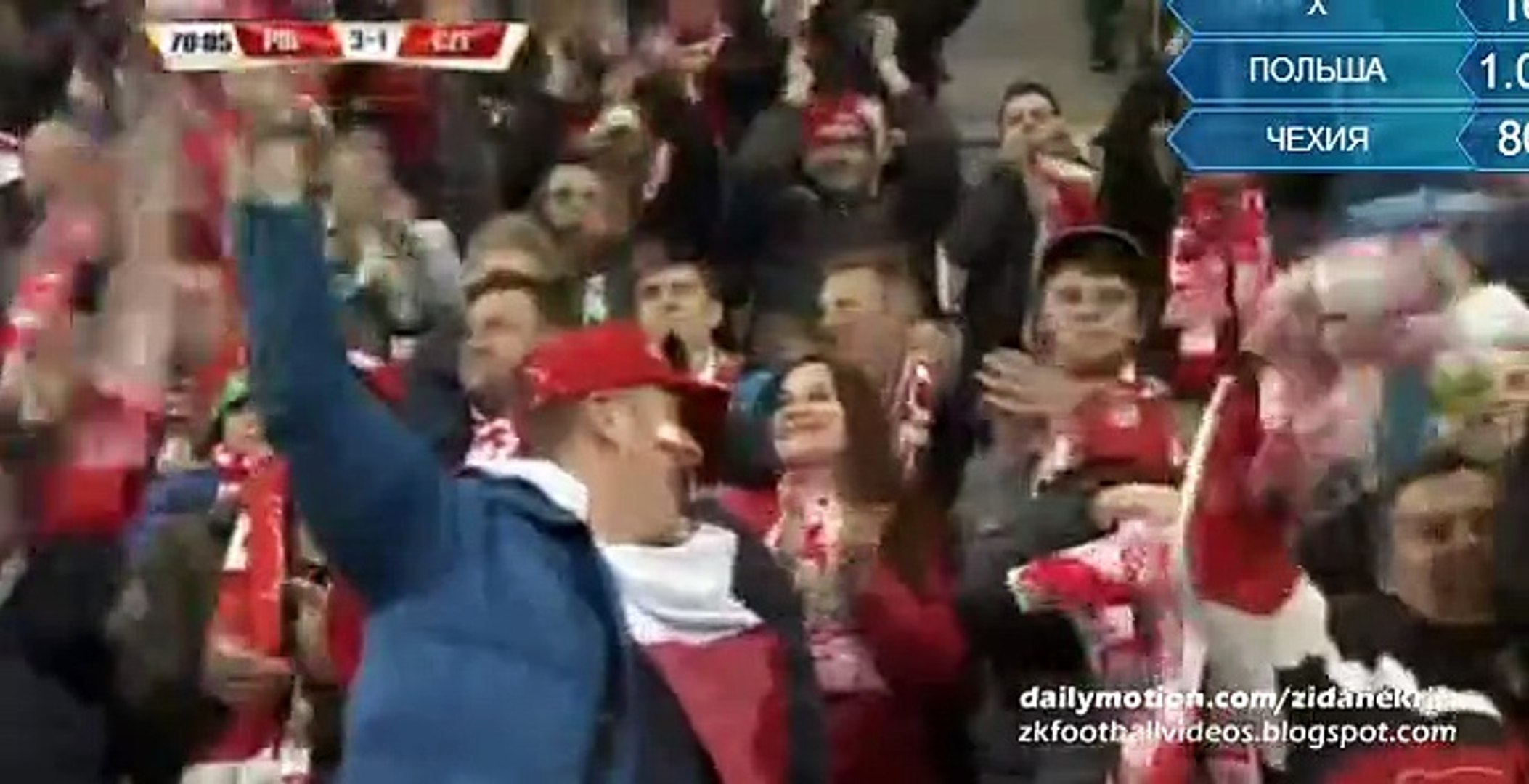 3-1 Kamil Grosicki Goal - Poland v. Czech Republic 17.11.2015 HD - video  Dailymotion