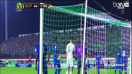 شاهد اهداف الجزائر وتنزانيا في تصفيات كاس العالم  - 17 نوفمبر 2015