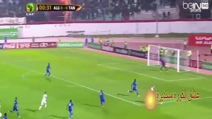 Algerie vs Tanzanie 7-0 Algeria buts complet 2015