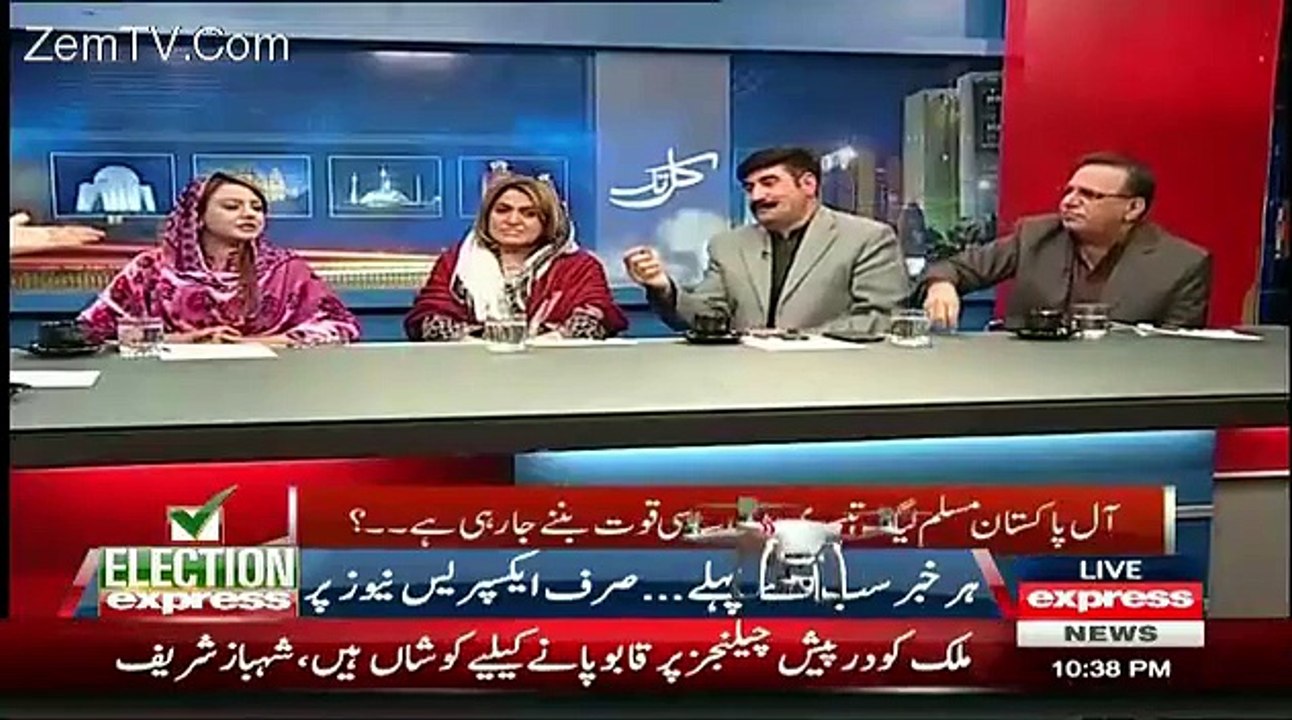 Hot Debate Between Muhammad Amjad And Maiza Hameed