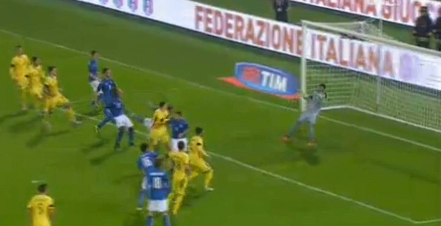 Florin Andone Goal  Italy 2-2 Romania (17.11.2015) Friendly match