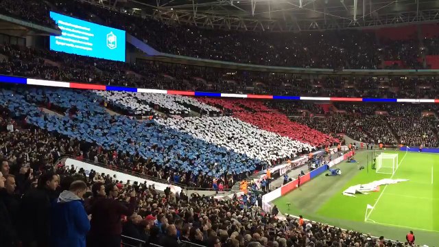 Angleterre-France : la Marseillaise reprise par tout Wembley