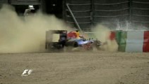 Vettel Crash in Japan Practice 2011
