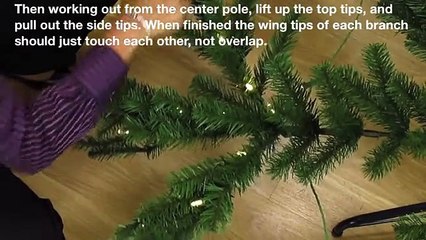 Set your Artificial Christmas Tree from National Tree Company